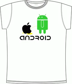 android vs apple 1 white
